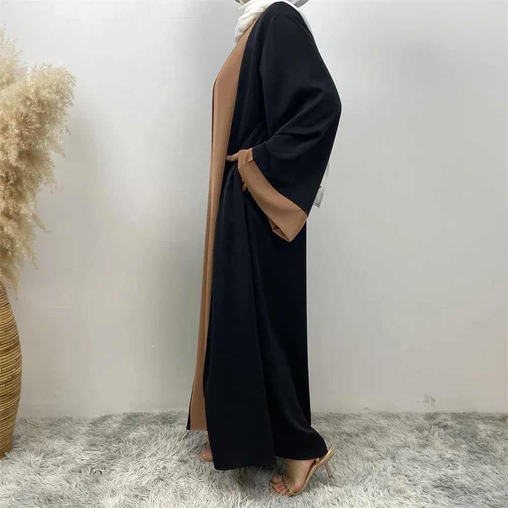 Layali Abaya — Two-Piece Effect Luxury Edition