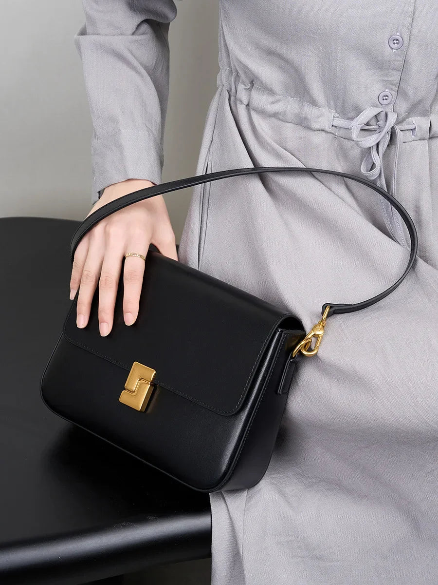 The Inara Square — Original Leather Crossbody Bag