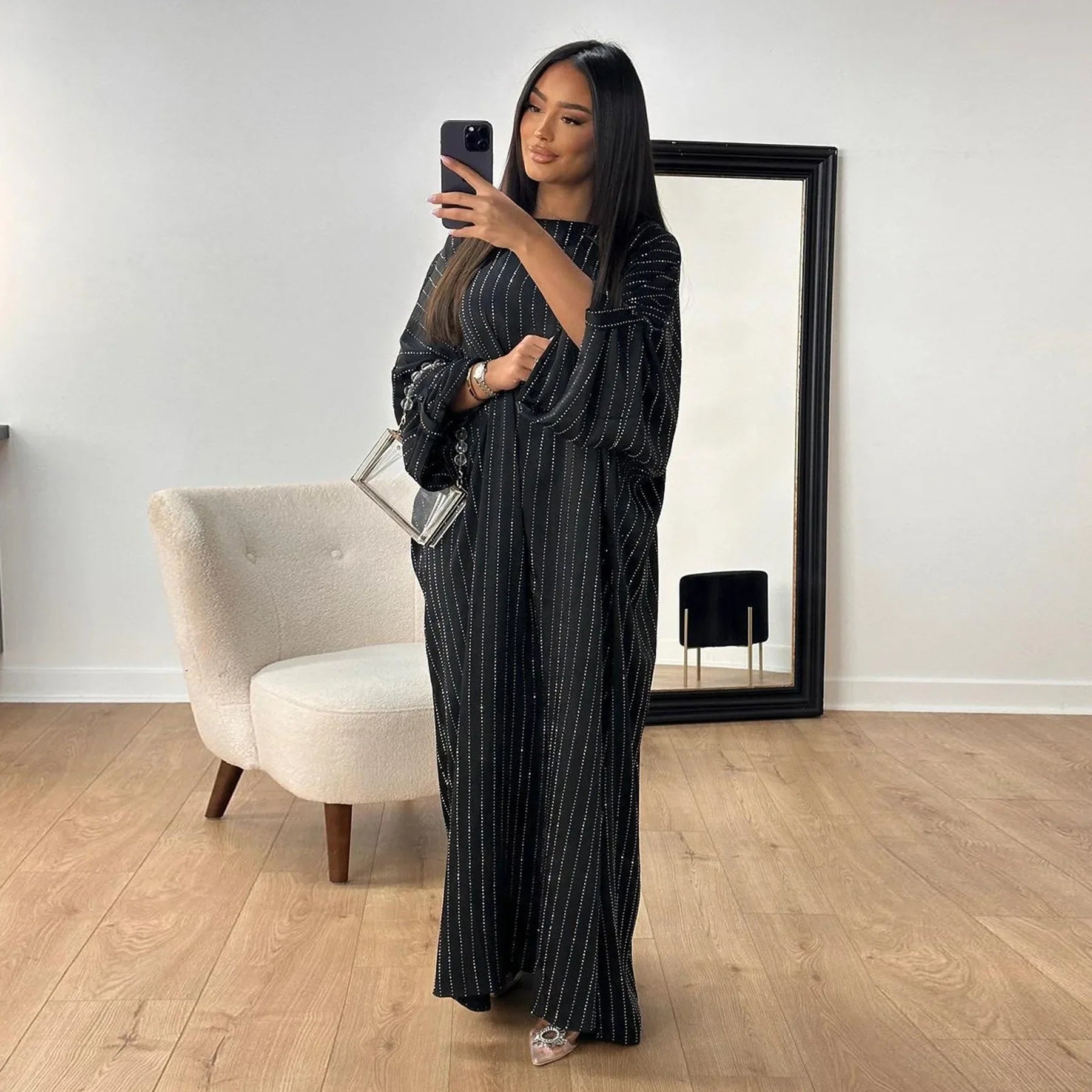 Abaya Noura — Long Dress Luxury Edition