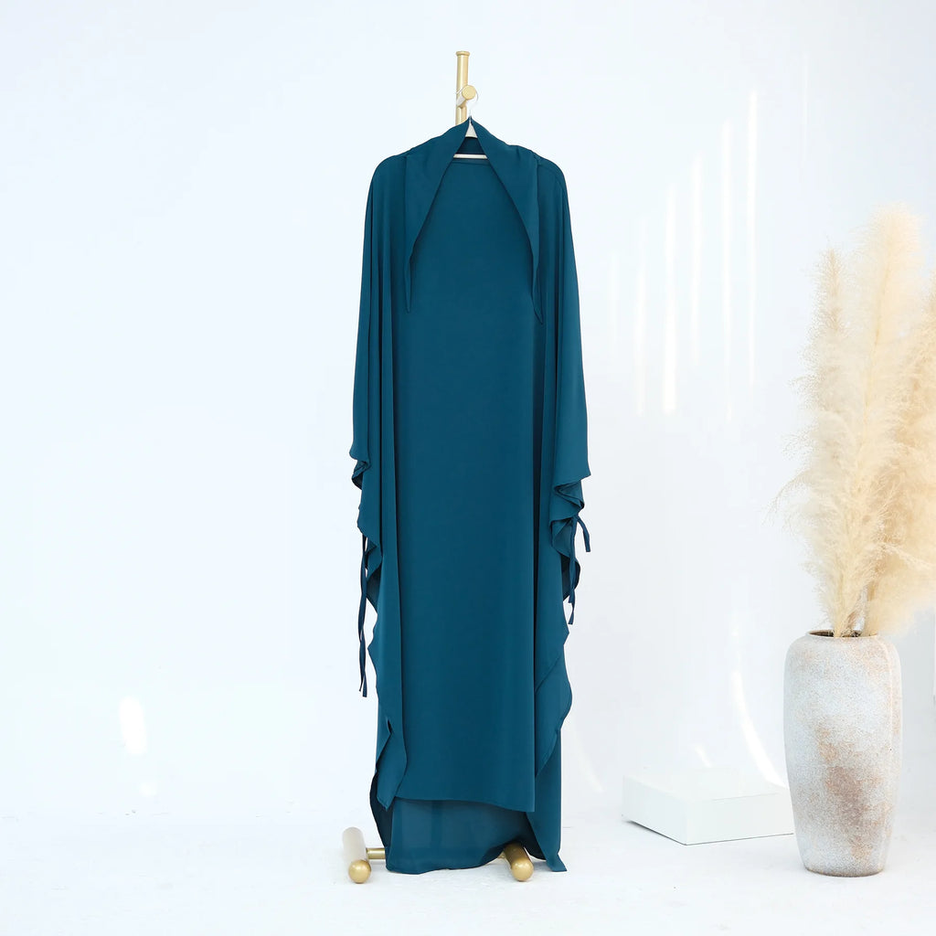 Khimar Amāna XL — Extra-long (Chador) with Tie-on Sleeves