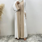 Layali Abaya — Two-Piece Effect Luxury Edition
