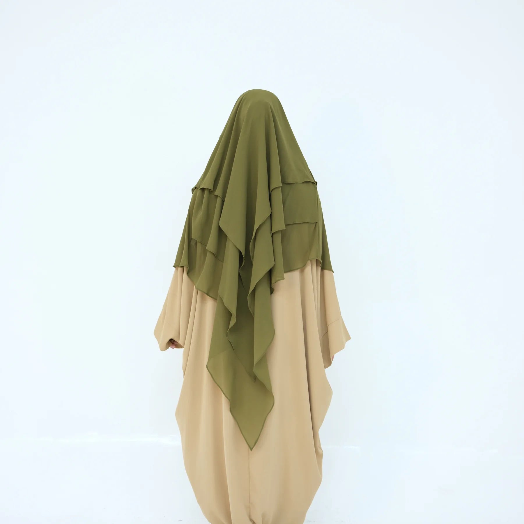 Khimar Hawa — 2 Muslin Veils (Overhead Long)