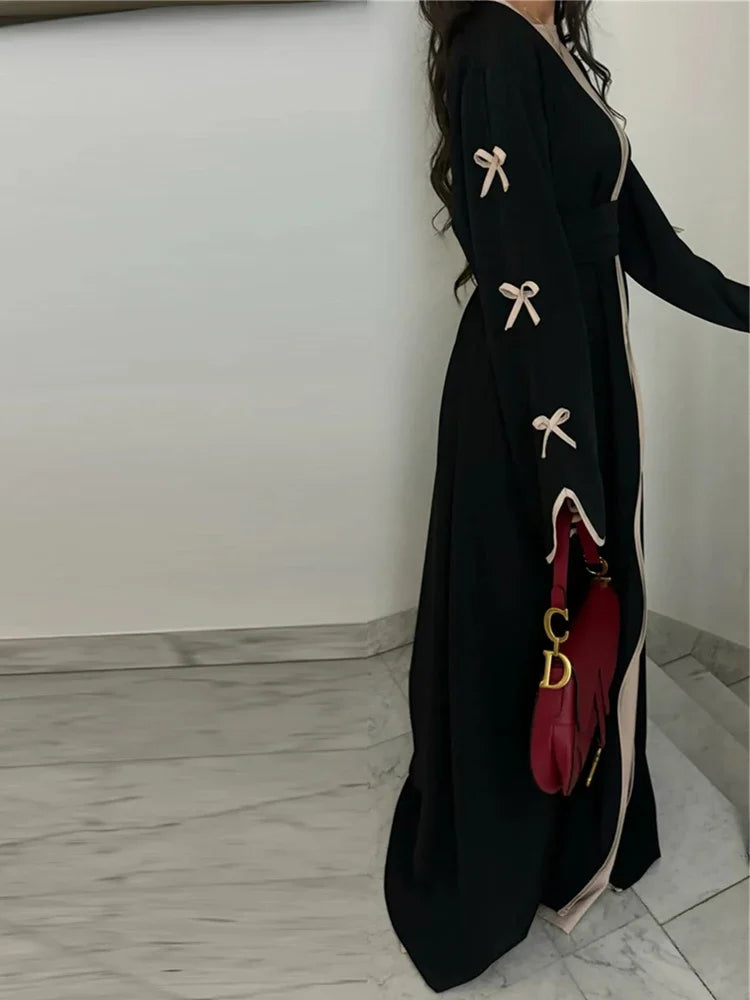 Abaya Malak — Butterfly Kimono with Bow Deluxe Edition