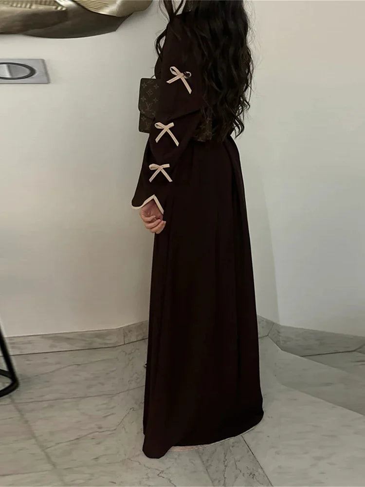 Abaya Malak — Butterfly Kimono with Bow Deluxe Edition