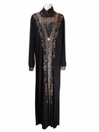 Abaya Zahria — Long Dress with Pearls & Sequins Elegance Edition