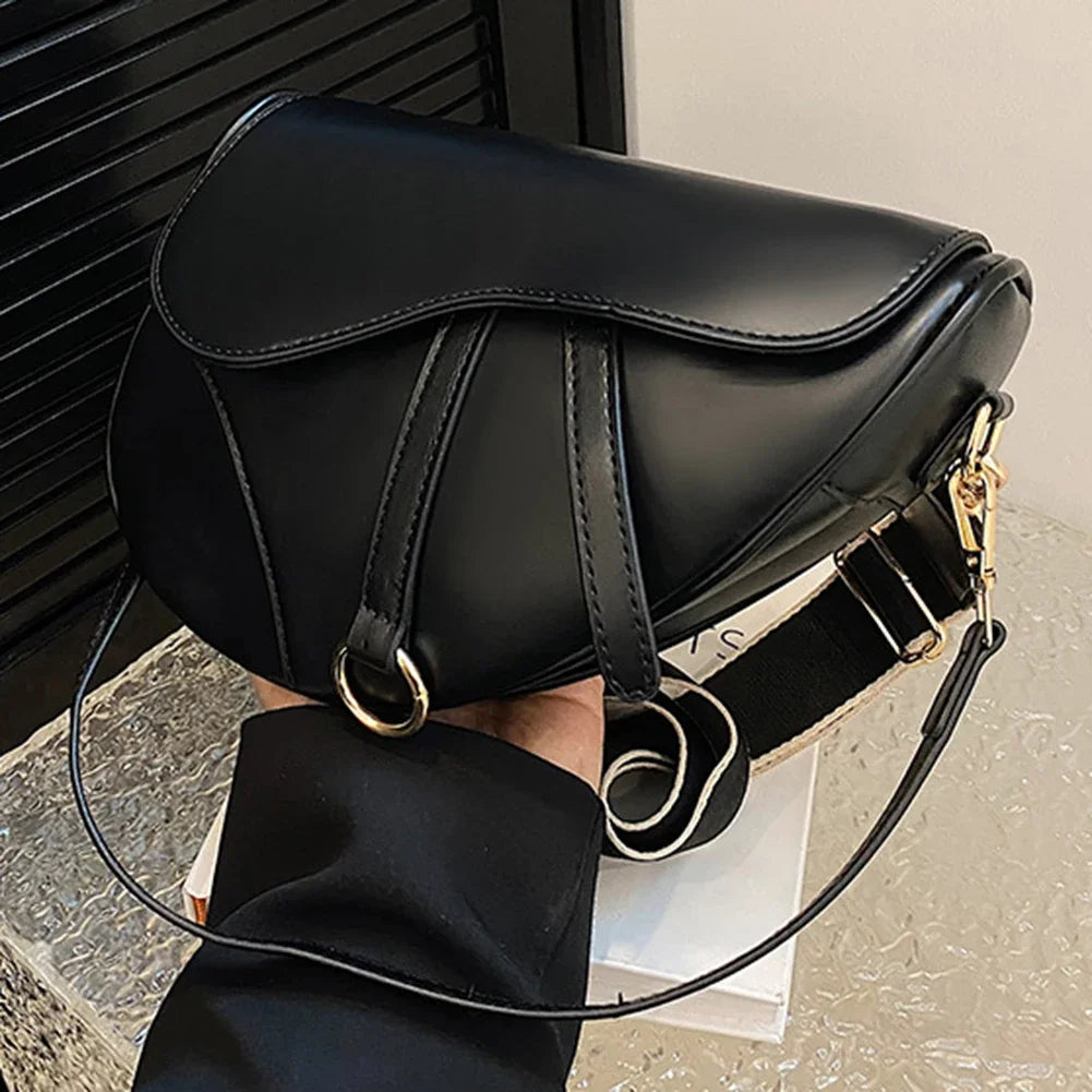 The Hana Saddle — Original Leather Crossbody Bag