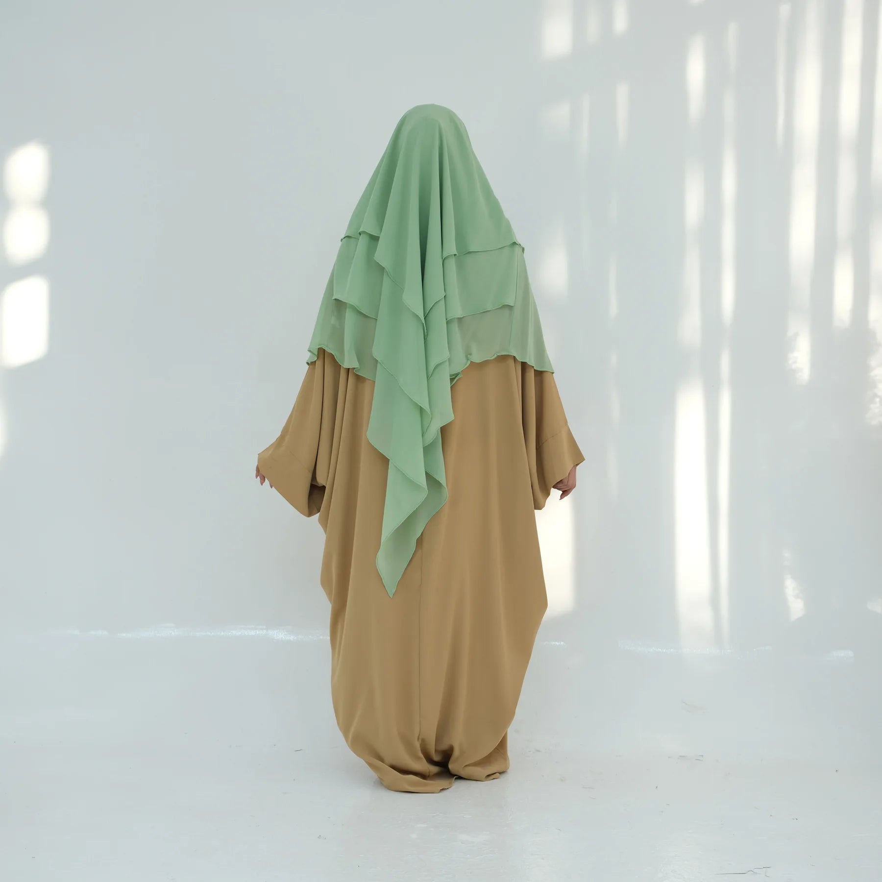 Khimar Hawa — 2 Muslin Veils (Overhead Long)