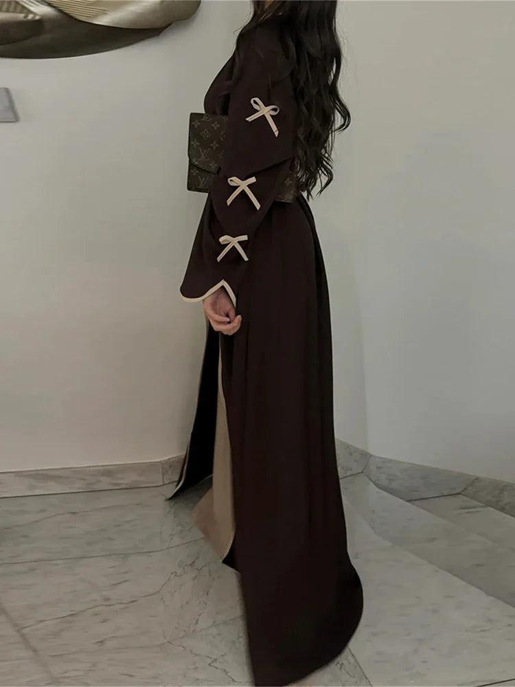 Abaya Malak — Butterfly Kimono with Bow Deluxe Edition