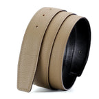 ZAYNA Luxury Cowhide Belt — Ultra-Thin H-Inspired