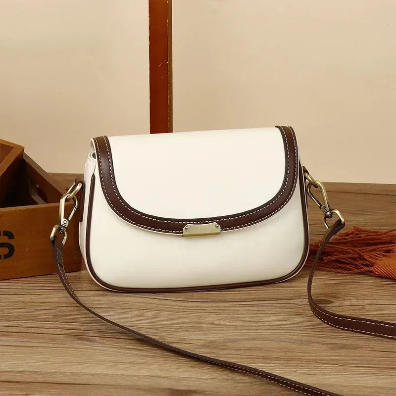 The Leila Square — Original Leather Crossbody Bag