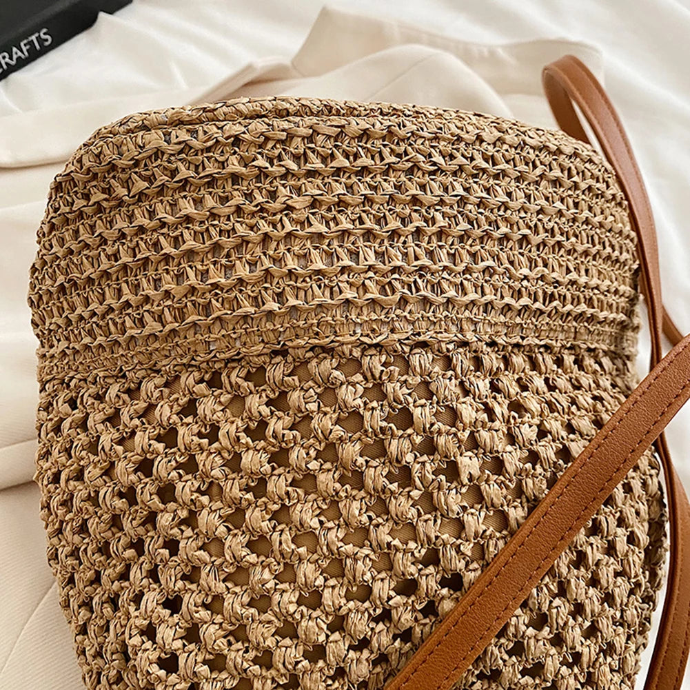 Noor Straw Shoulder Bag