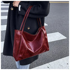 The Farah Tote — Original Leather Bucket Bag