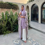 Abaya Royale — Open Satin Kimono Luxury Edition