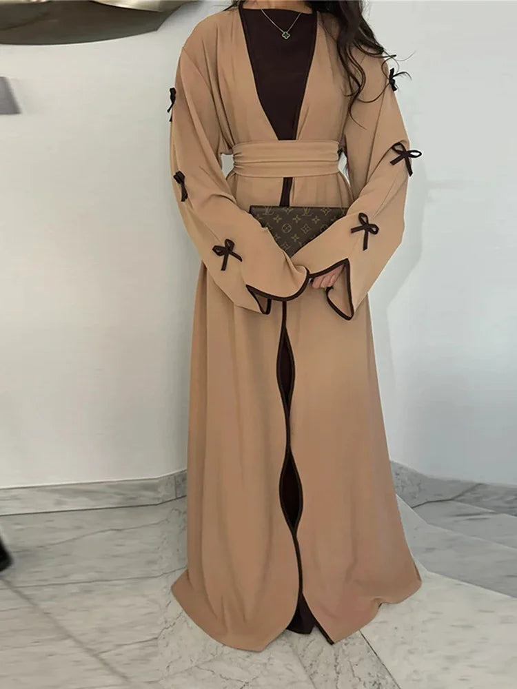 Abaya Malak — Butterfly Kimono with Bow Deluxe Edition