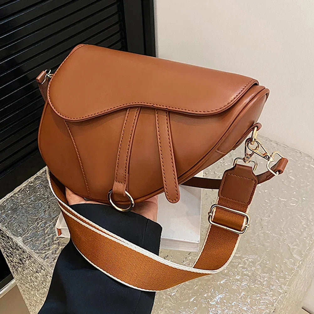 The Hana Saddle — Original Leather Crossbody Bag