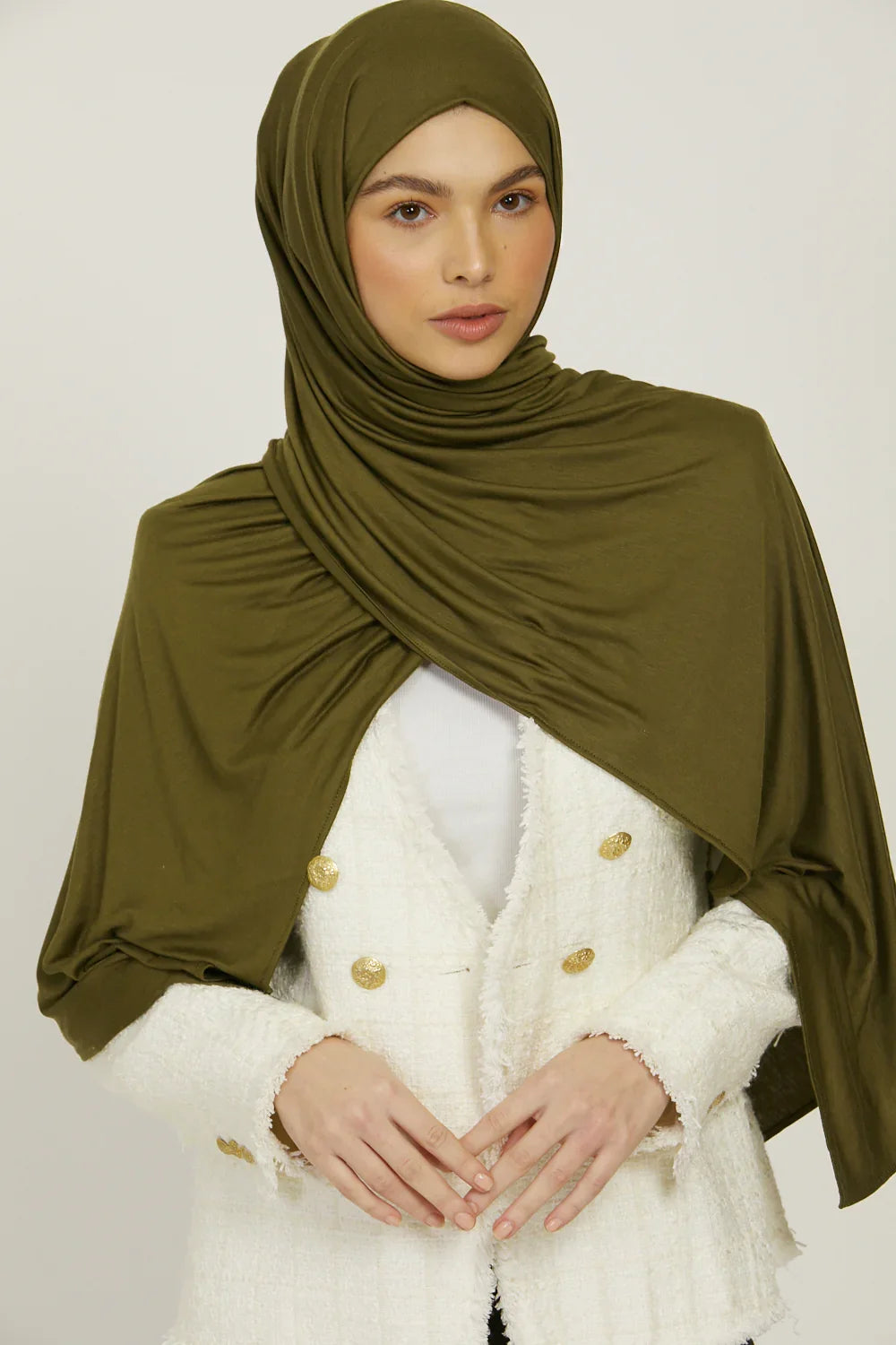 Jersey Hijab — Plain Long