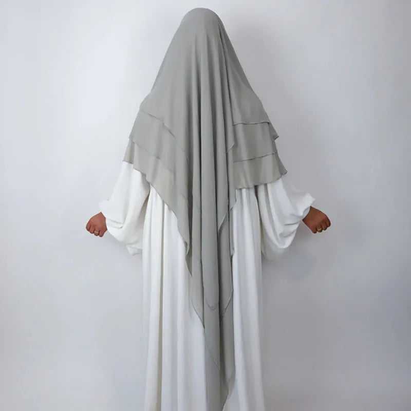 Khimar Zahra — 3 Muslin Veils + Niqab (Set)