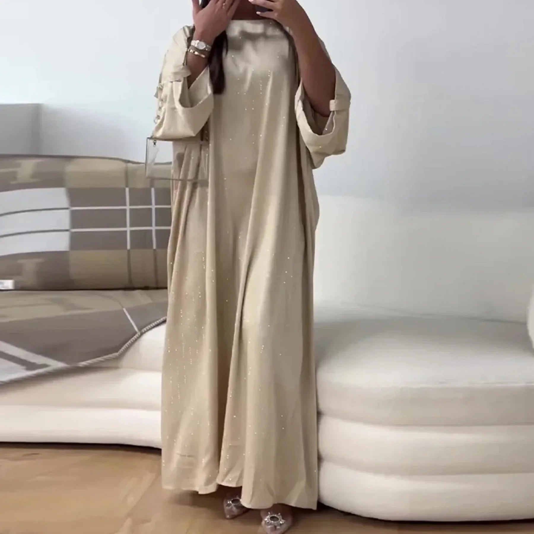 Abaya Noura — Long Dress Luxury Edition
