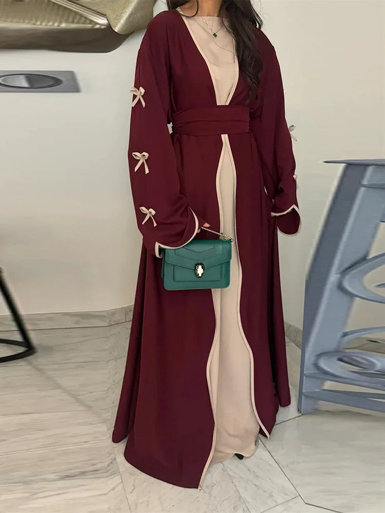 Abaya Malak — Butterfly Kimono with Bow Deluxe Edition