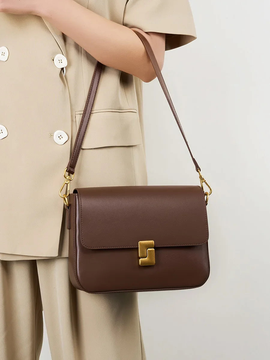 The Inara Square — Original Leather Crossbody Bag
