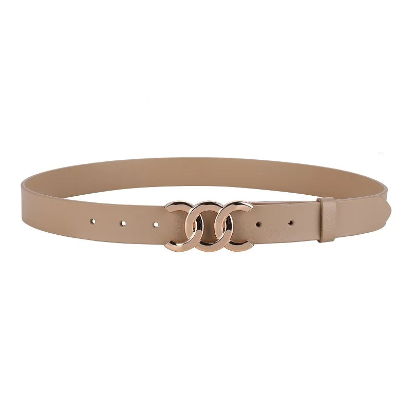ZAYNA Retro Cowhide Leather Belt — Western-Inspired