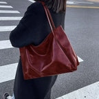 The Farah Tote — Original Leather Bucket Bag