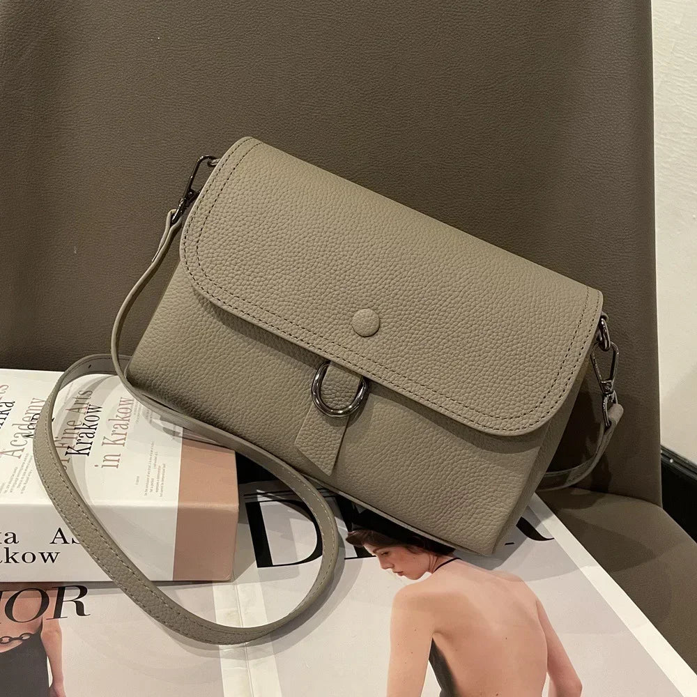 The Samira Square — Original Leather Multi-Compartment Bag