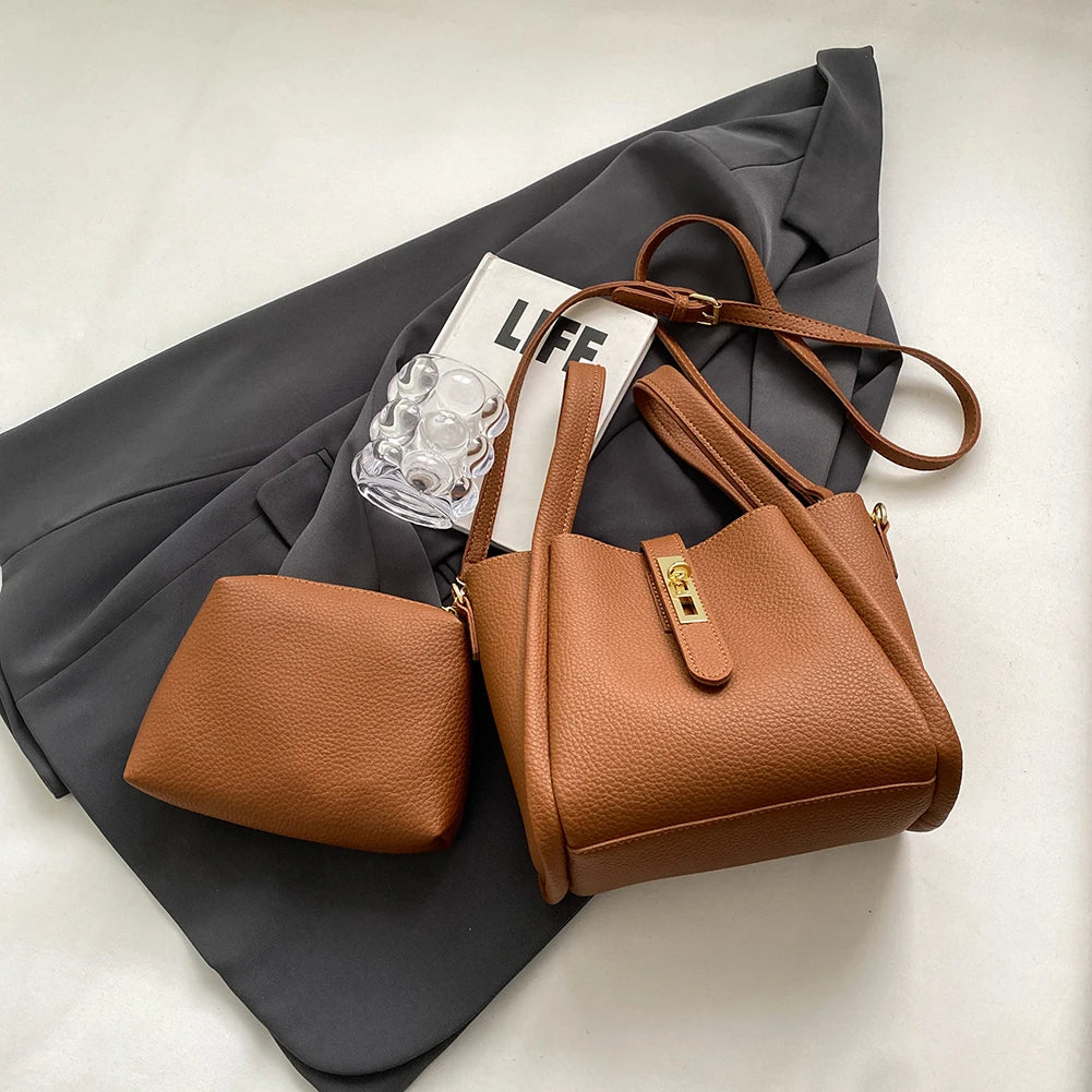 The Noura Bucket — Original Leather Crossbody Bag