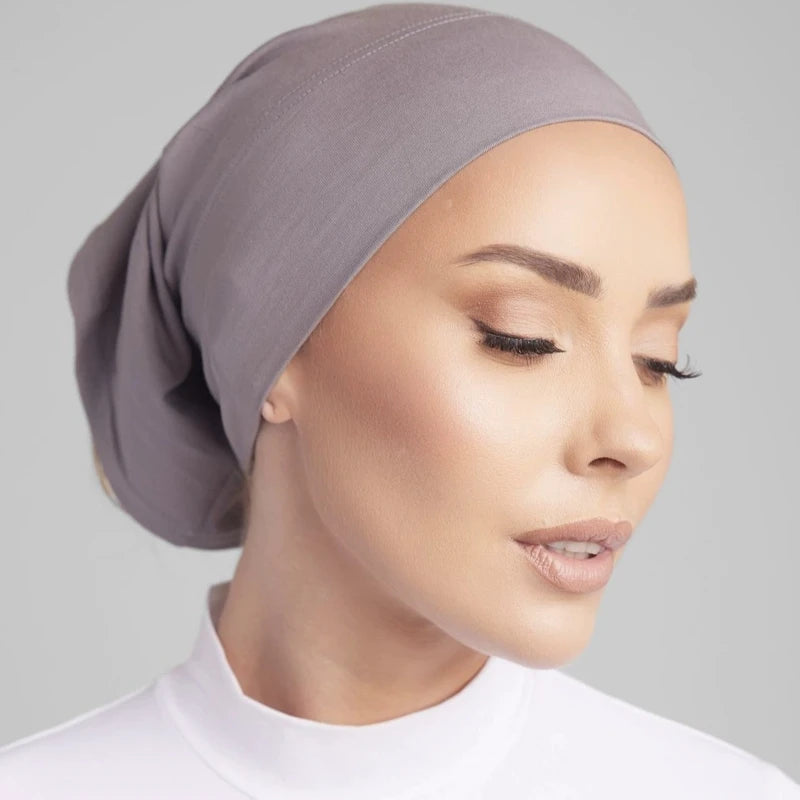 ZAYNA Modal Undercap — Soft Cotton Tube Hijab Bonnet