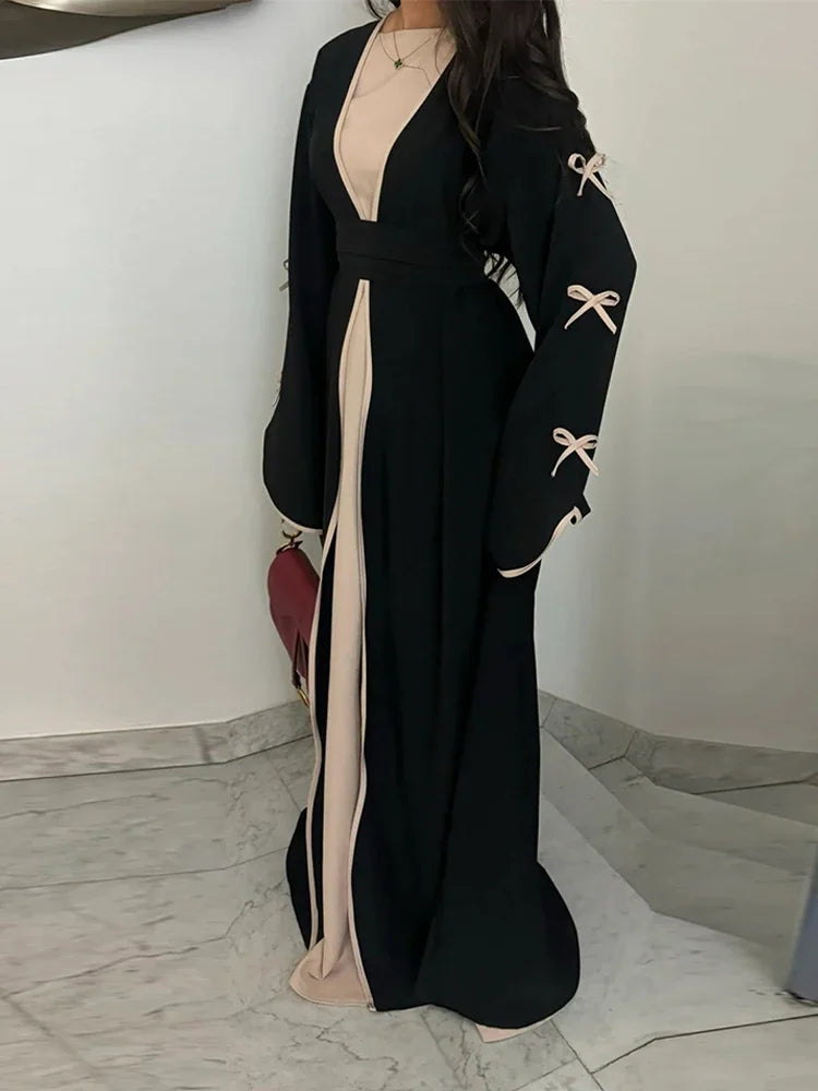 Abaya Malak — Butterfly Kimono with Bow Deluxe Edition