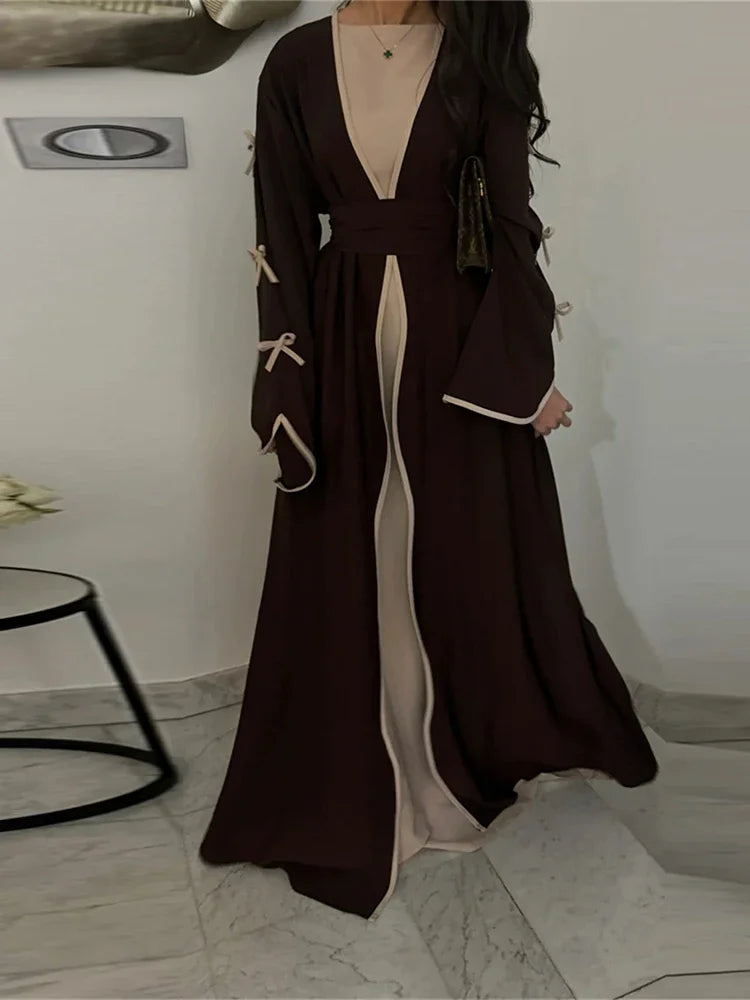 Abaya Malak — Butterfly Kimono with Bow Deluxe Edition