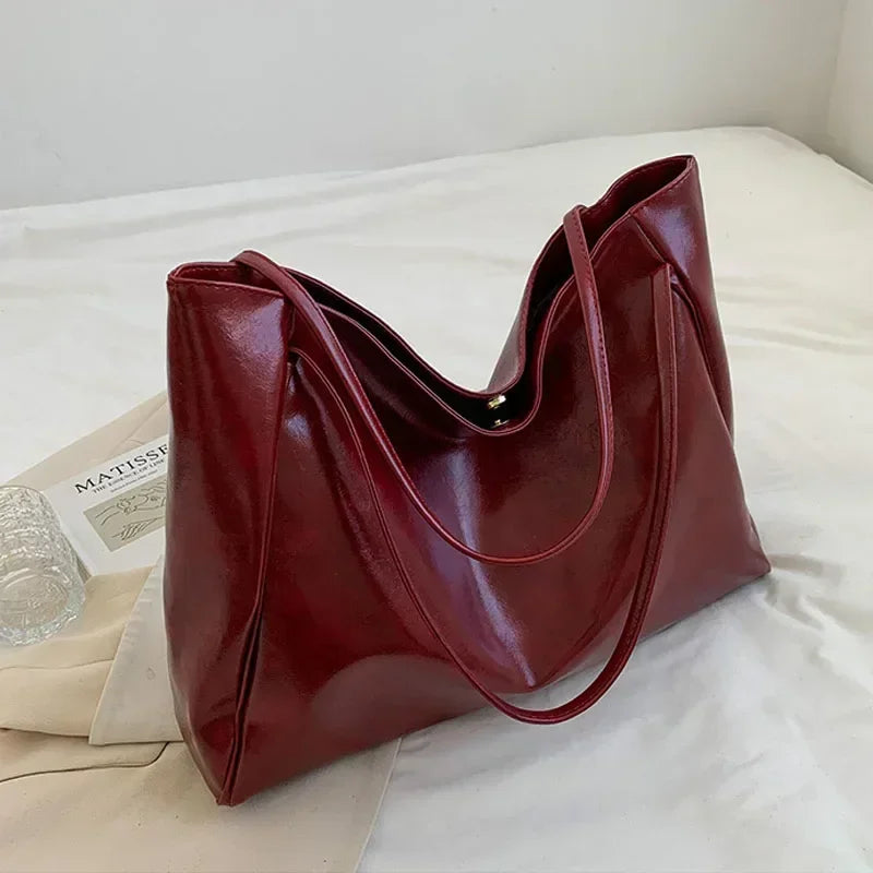 The Farah Tote — Original Leather Bucket Bag