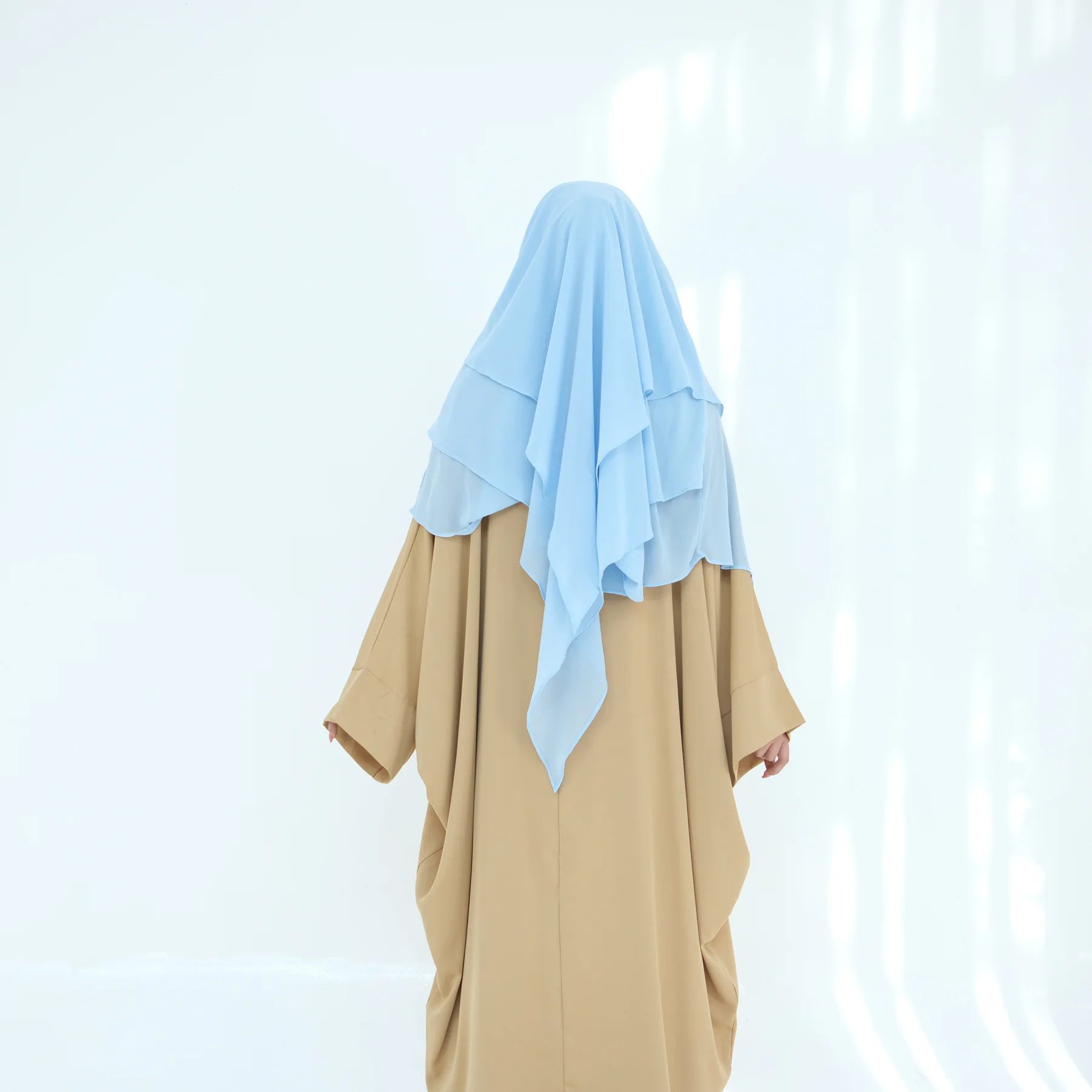 Khimar Hawa — 2 Muslin Veils (Overhead Long)