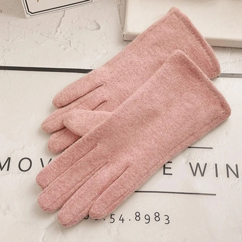 ZAYNA Cashmere Touchscreen Winter Gloves — Warm & Stylish