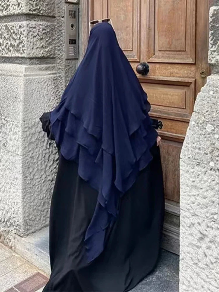 Khimar Najla — 3 Long Muslin Veils