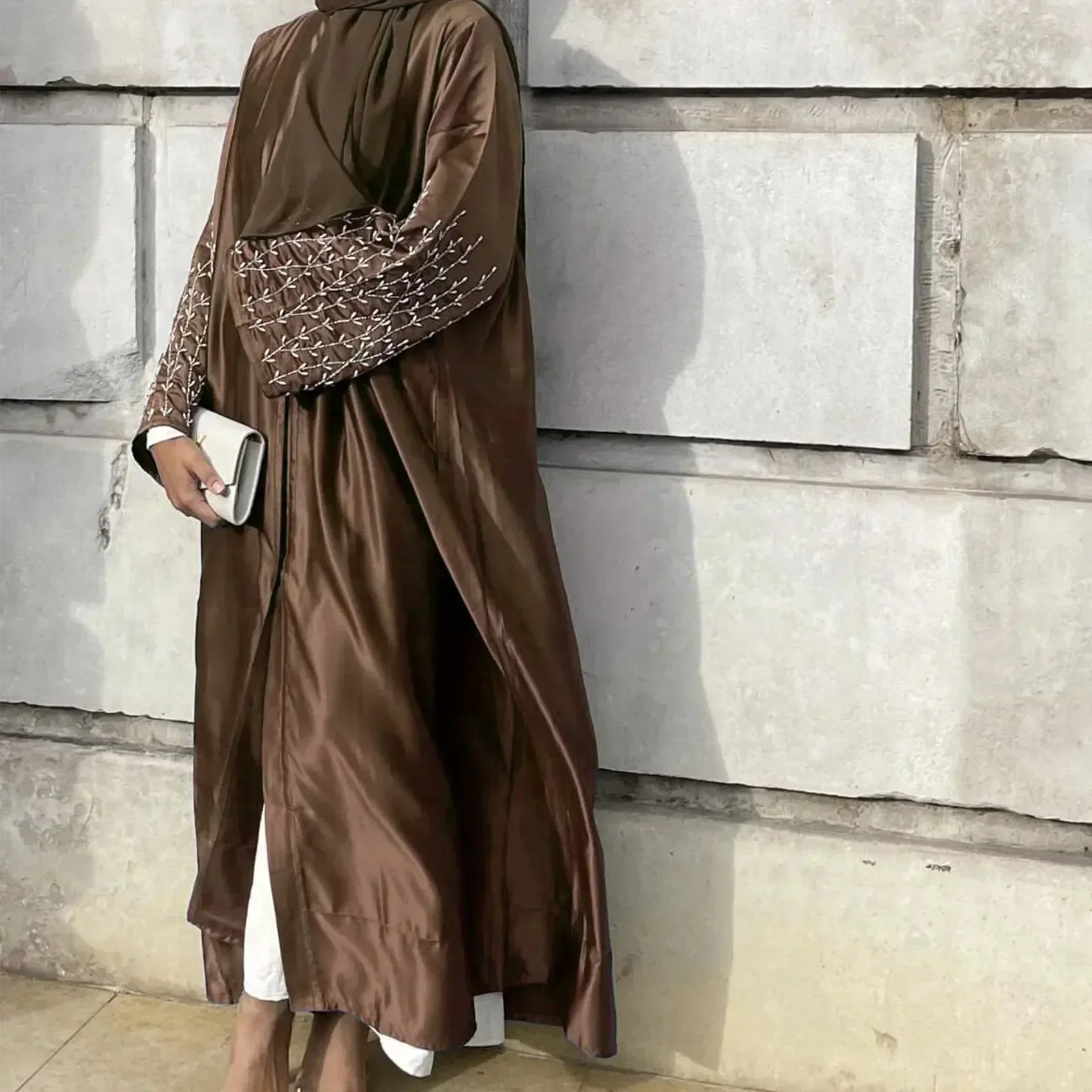 Majesty Abaya — Embroidered summer kimono