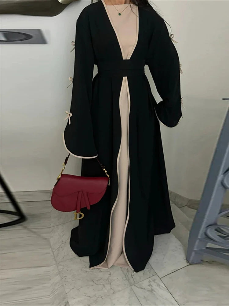 Abaya Malak — Butterfly Kimono with Bow Deluxe Edition