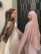 Aquarelle Hijab — Watercolour Print (Premium Edition)