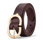 ZAYNA Cowhide Needle Buckle Belt — Timeless Everyday Luxury