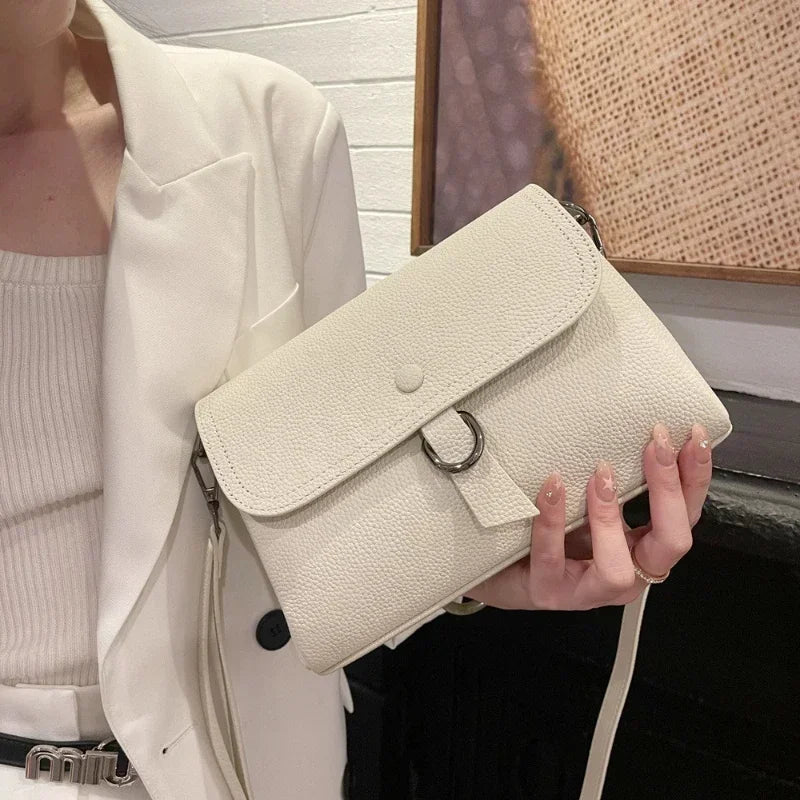 The Samira Square — Original Leather Multi-Compartment Bag