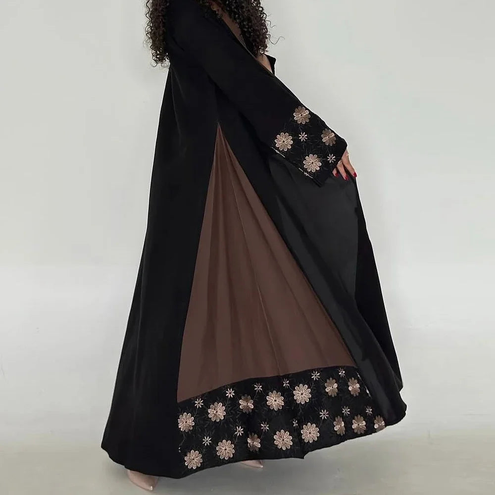 Atlas Abaya — Open Printed Kimono