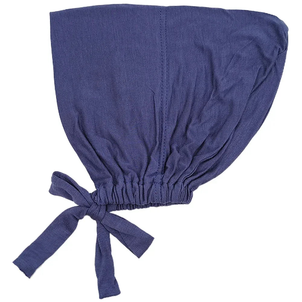 ZAYNA Modal Turban Hijab Cap — Rope-Adjustable Inner Bonnet