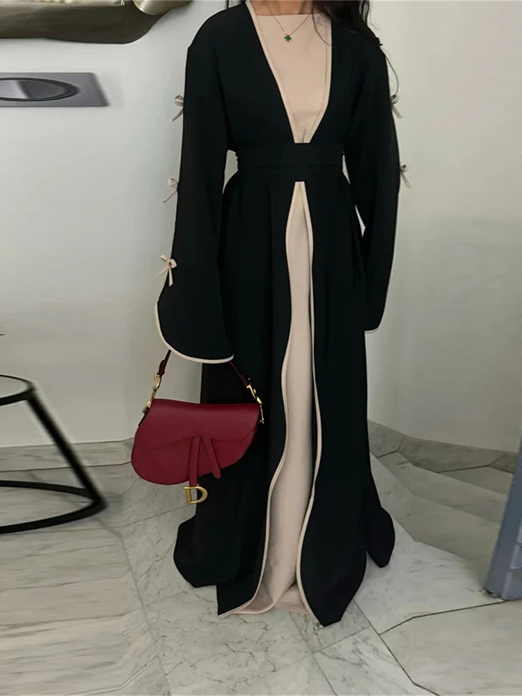 Abaya Malak — Butterfly Kimono with Bow Deluxe Edition