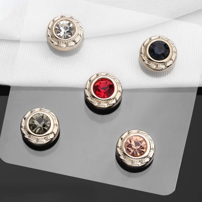 ZAYNA Crystal Chic Magnetic Pins — 5-Piece Set