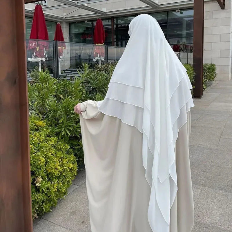 Khimar Zahra — 3 Muslin Veils + Niqab (Set)
