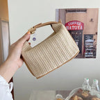 Mini Dune — Woven Bucket Basket (Shoulder Strap & Handle)