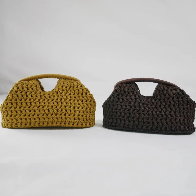 Rimal Tote Bag — Woven Seagrass Basket