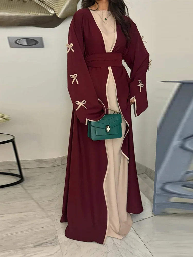 Abaya Malak — Butterfly Kimono with Bow Deluxe Edition
