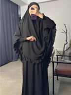 Safa Jilbab — 2-Piece Set (Abaya + Long Khimar)