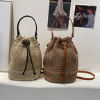 Noor Straw Shoulder Bag